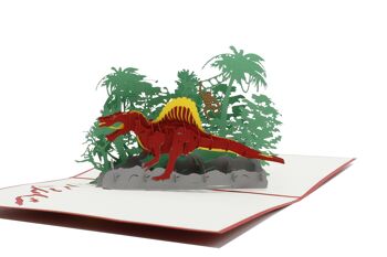 Carte pop-up dinosaure carte pliante 3d 1