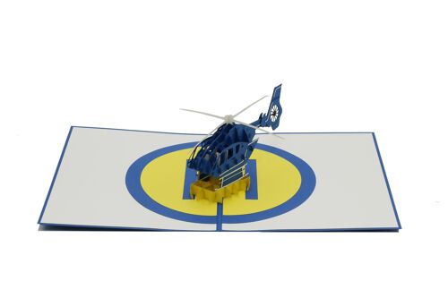 Hubschrauber Pop-Up-Karte 3d Klappkarte