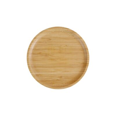 Platos de bambú reutilizables | 20cm | 4 piezas