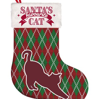 Stocking Favourite Cat Pattern