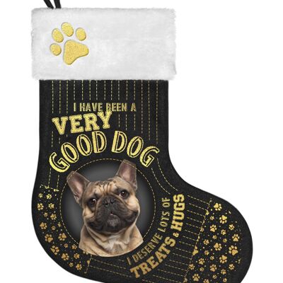 Stocking French Bulldog Black