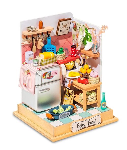 DIY House Taste Life (Kitchen), Robotime, DS015, 7x7x9cm