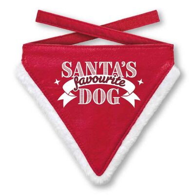 Bandana Xmas XL Favourite Dog Red