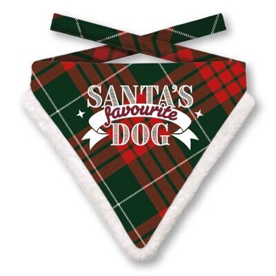 Bandana Xmas L Favourite Dog Pattern Red Green