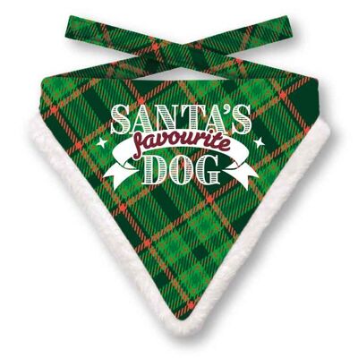 Bandana Xmas M Favourite Dog Pattern Green