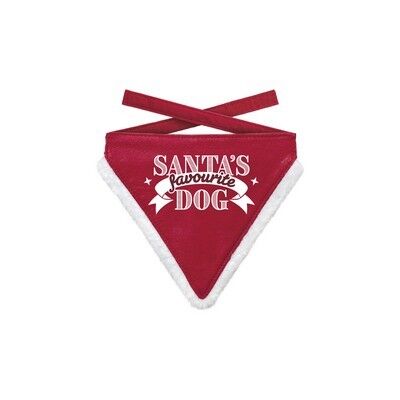 Bandana Xmas S Favourite Dog Red