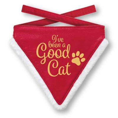 Bandana Xmas S Good Cat Red