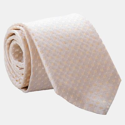 Prosecco - Silk Jacquard Tie - Champagne XL