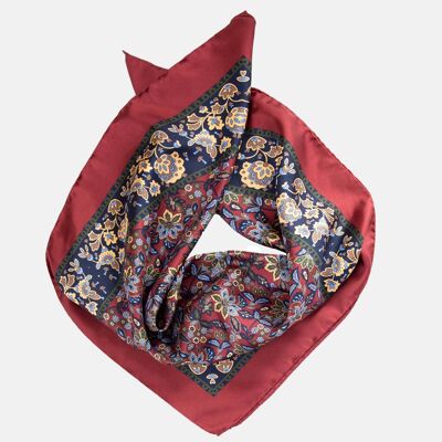 Asti - Silk Neckerchief - Merlot