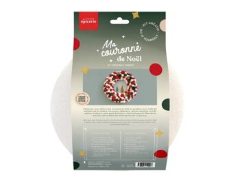 Kit couronne de Noël - Vert Rouge (291096) 3