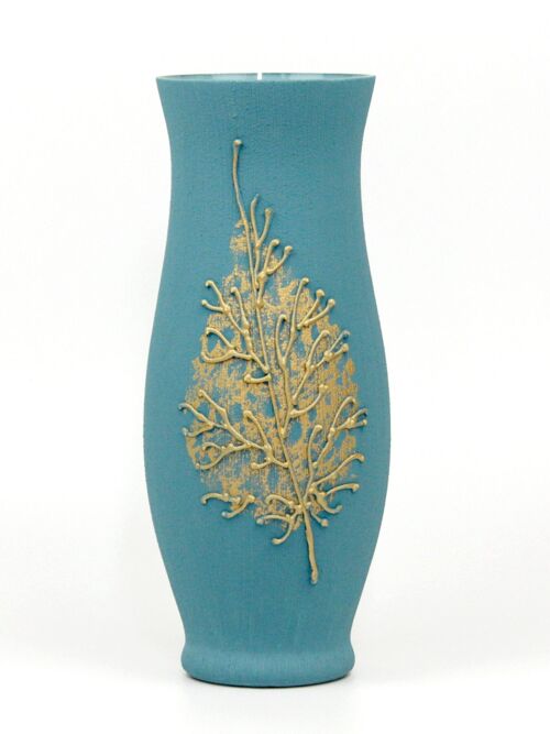 Handpainted glass vase for flowers 8290/300/sh161.3 | Jug table vase height 30 cm