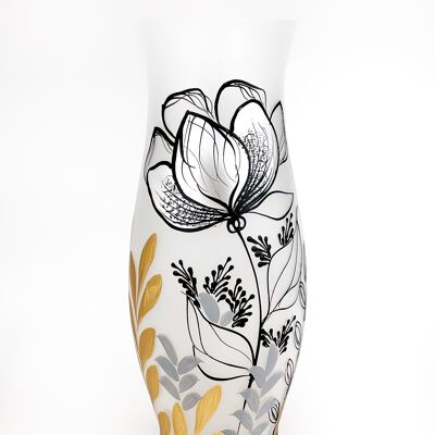 Vaso decorativo in vetro artistico 8290/300/sh304