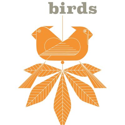 Charley Harper: Birds Embossed Boxed Notecards