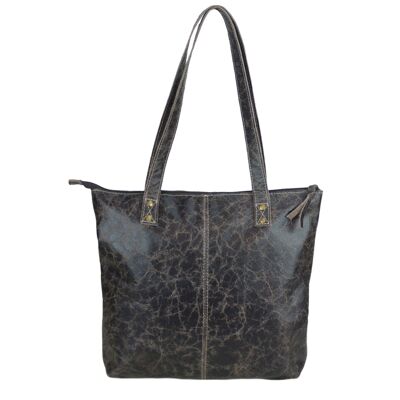 Sunsa leather bag. brown shoulder bag handbag