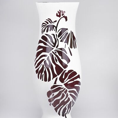 Vase en verre décoratif d'art 8290/400/sh160.1