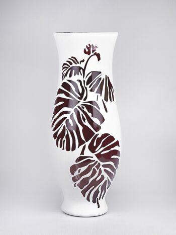 Vase en verre décoratif d'art 8290/400/sh160.1