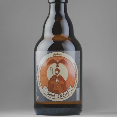 Bière Ambrée  33 cl Saint Médard (6.5% alc. vol.)