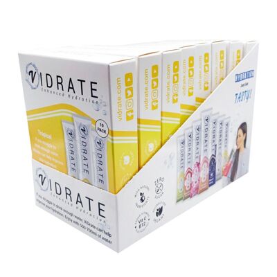 ViDrate Tropical 8 x 10 sachet SRDU packs