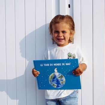 Livre enfant sur le tour du monde  éducation au monde et aux animaux pour fille et garçon le tour du monde de Nao 2