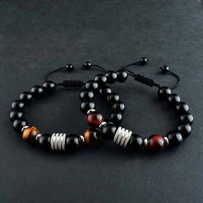 ensemble de bracelets en perles de pierre naturelle | Paquet de 21 pièces | OFFRIR!