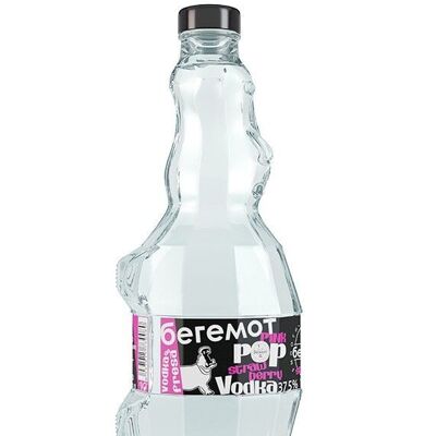Vodka Premium Beremot Pink Pop Fresa 37,5% Alcohol - 700 ml