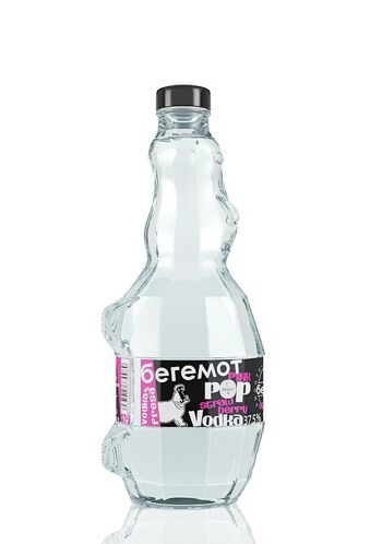 Vodka Premium Beremot Pink Pop Fraise 37,5% Alcool - 700 ml