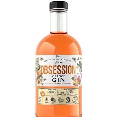 Gin Premium Obsession Orange 37,5% Alcohol - 700 ml