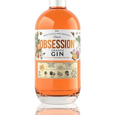 Gin Premium Obsession Orange 37,5% Alcool - 700 ml