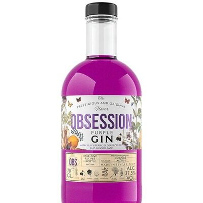 Gin Premium Obsession Purple 37,5% Alcohol - 700 ml