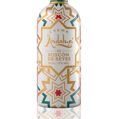 Cream Made in Seville Andalusi Roscon de Reyes Flavor 17% Alcohol - 700 ml