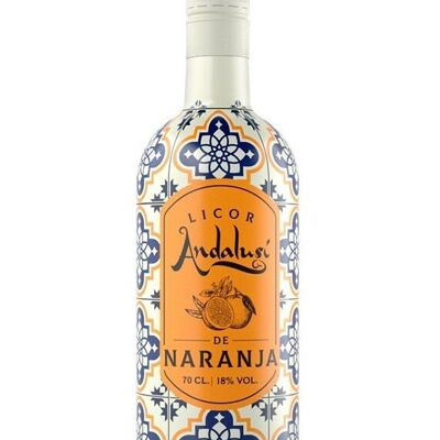 Licor Hecho en Sevilla Andalusi Sabor Naranja 18% Alcohol - 700 ml