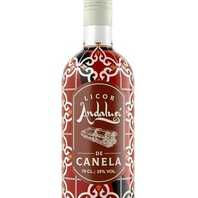 Licor Hecho en Sevilla Andalusi Sabor Canela 17% Alcohol - 700 ml