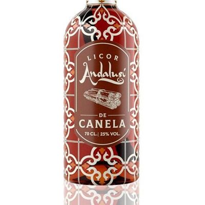 Liquor Made in Seville Andalusi Cinnamon Flavor 17% Alcohol - 700 ml