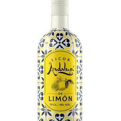Liquor Made in Seville Andalusi Lemon Flavor 18% Alcohol - 700 ml