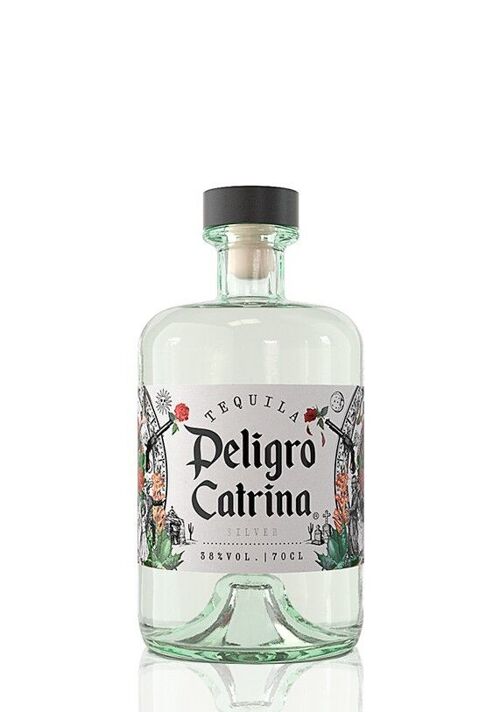 Tequila Premium Peligro Catrina Silver 38% Alcohol - 700 ml