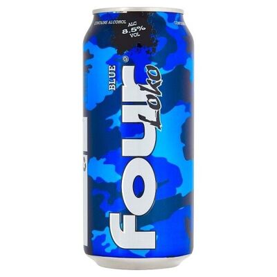 Four Loko Ready-to-Drink Blue Flavor 8.5% Alcohol- 440 ml