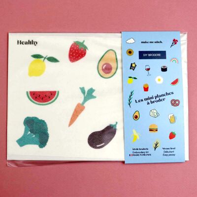 Mini embroidery boards - Healthy