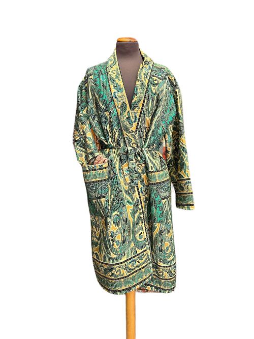 Kimono reversible mujer acolchada