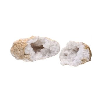 Grande géode de quartz blanc 1
