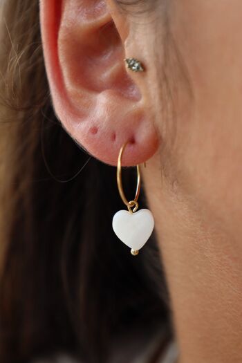 BOUCLES D'OREILLES •TENDRESSE • 1