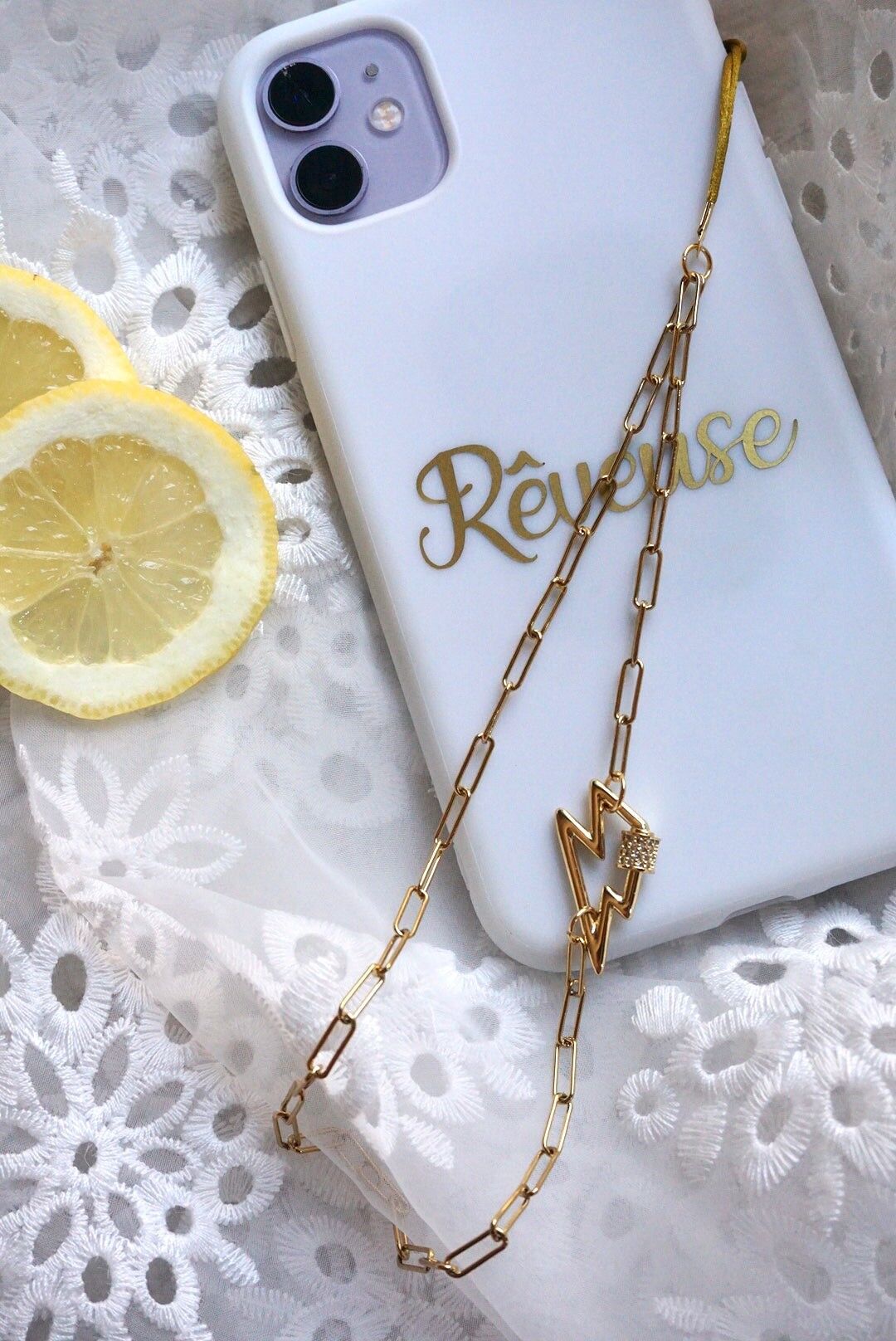 GIOIELLI PER TELEFONO • ROSA •