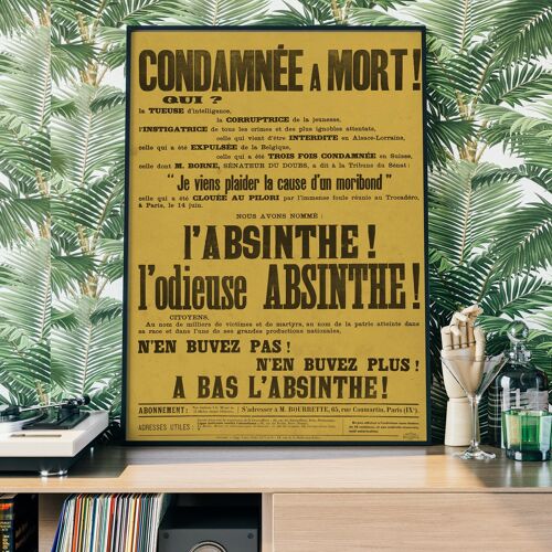 Absinthe type poster