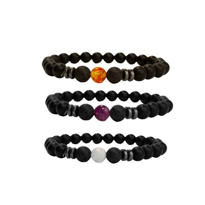 beaded bracelets set | natural stone | Pack of 42 pieces | OFFER
