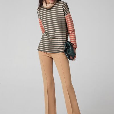 (8511-AEBRO) FLARED TROUSERS