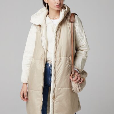 (8516-MOSUR) MANTEAU REMBOURRÉ 2 PIÈCES