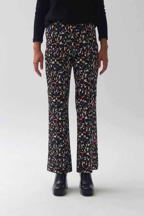 (8533-VOMIL) FLARED TROUSERS