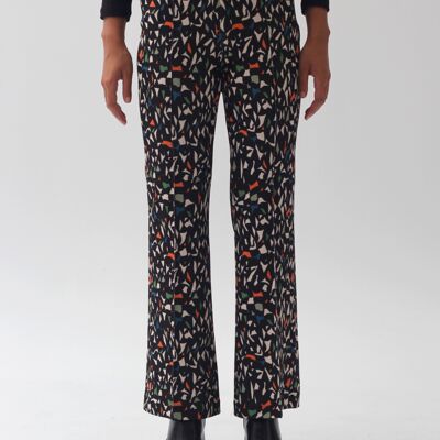 (8533-VOMIL) FLARED TROUSERS