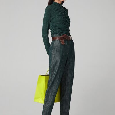 (8542-DONGA) PAPERBAG TROUSERS