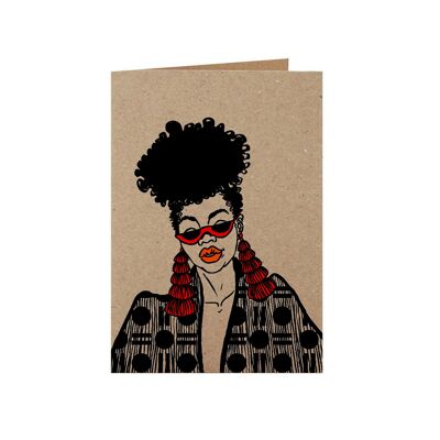 Fashionista Greeting Card