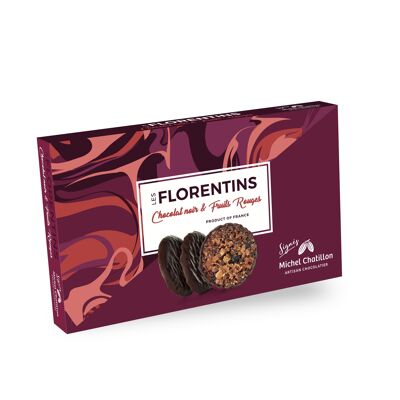 RED FRUIT AND DARK CHOCOLATE FLORENTINS